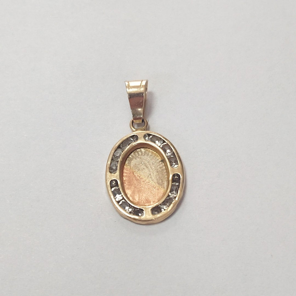 MEDALLA RELIGIOSA ORO, RODIADO 10 K 1 GRMS (SEMINUEVO)