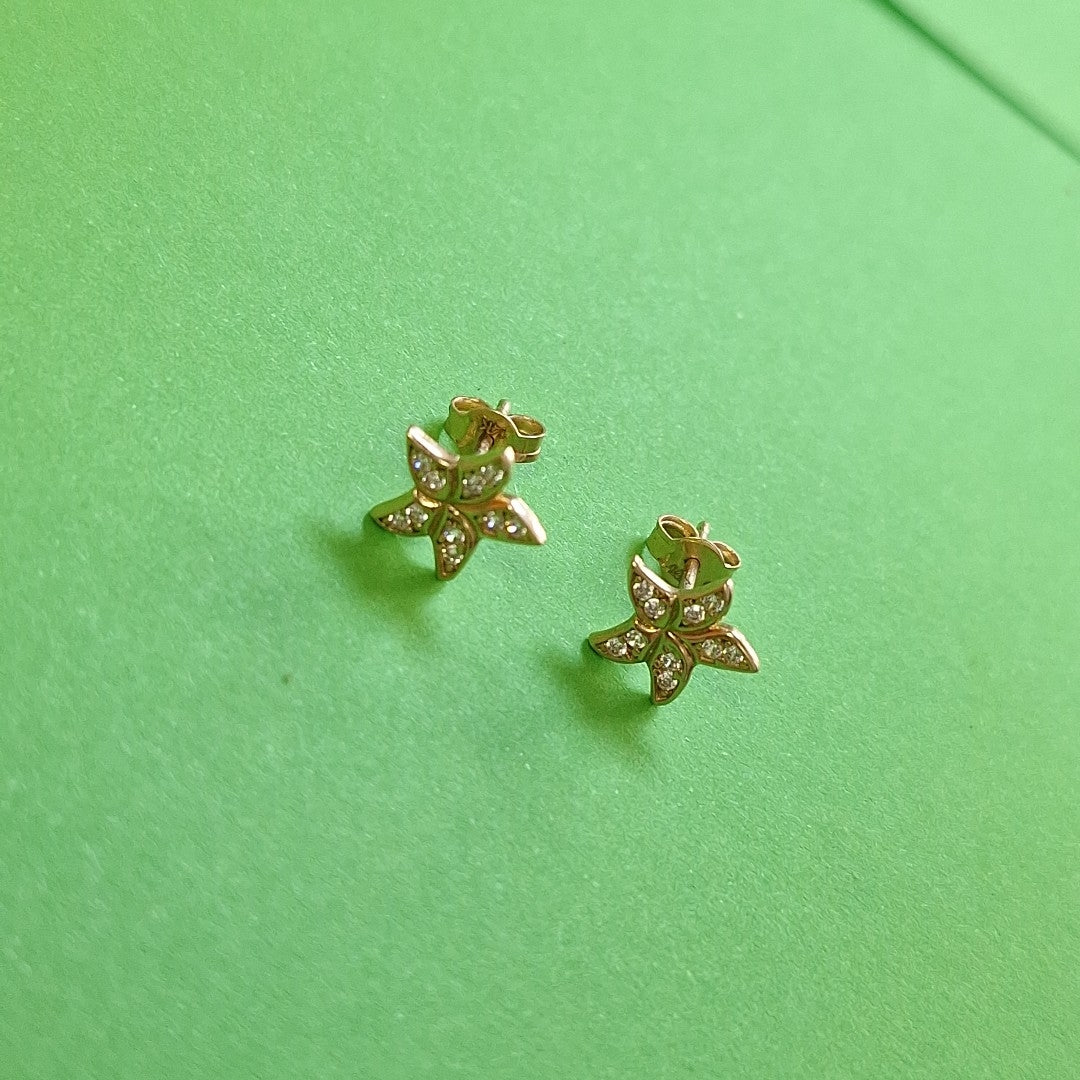 BROQUELES ORO 14K 1.2 (NUEVO)