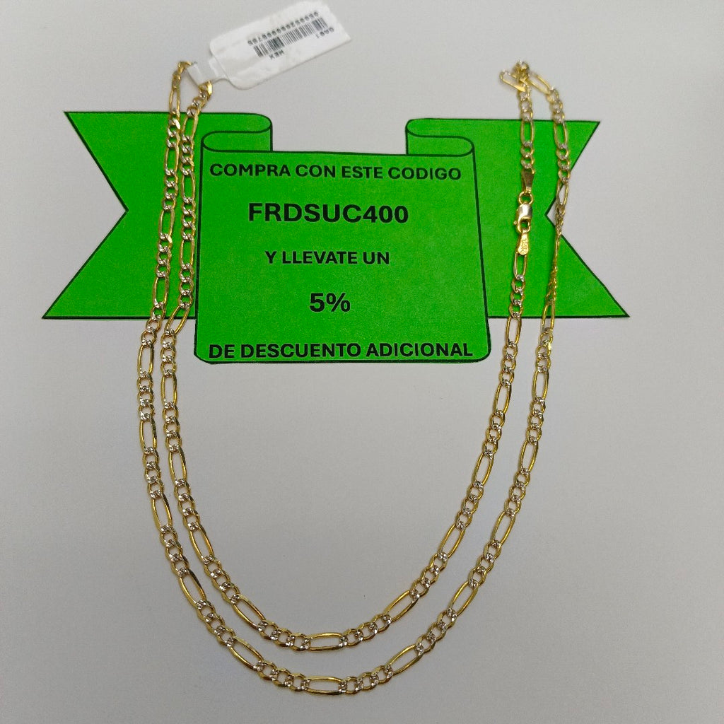 CADENA TEJIDO 3X1 9.1G 60 CM (NUEVO)