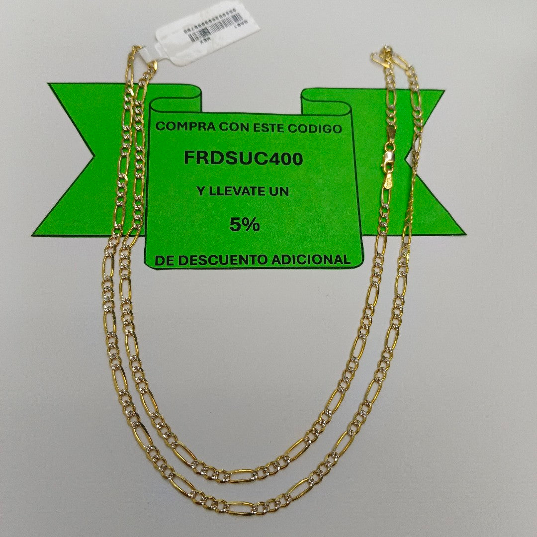 CADENA TEJIDO 3X1 9.1G 60 CM (NUEVO)