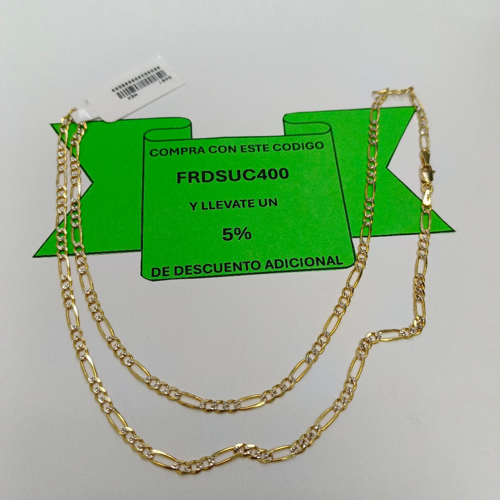 CADENA TEJIDO 3X1 8.4G 55 CM (NUEVO)