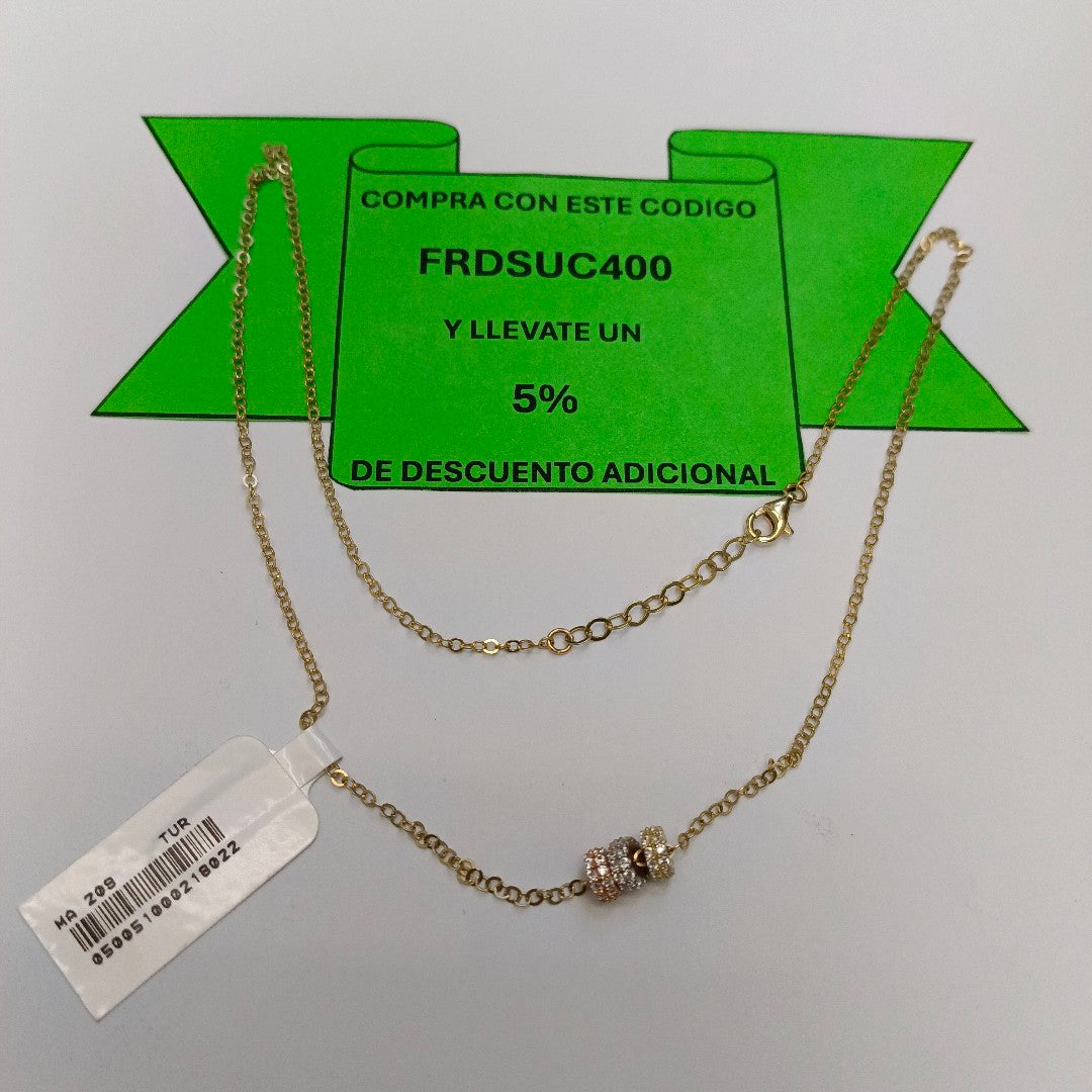 GARGANTILLAS ORO 14K 2.8 (NUEVO)