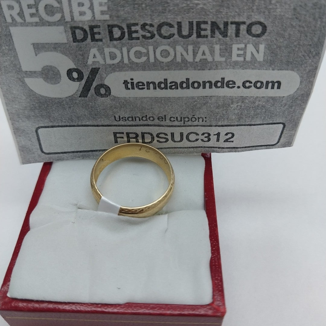 ARGOLLA ORO 14 K 1.8 GRMS (SEMINUEVO)