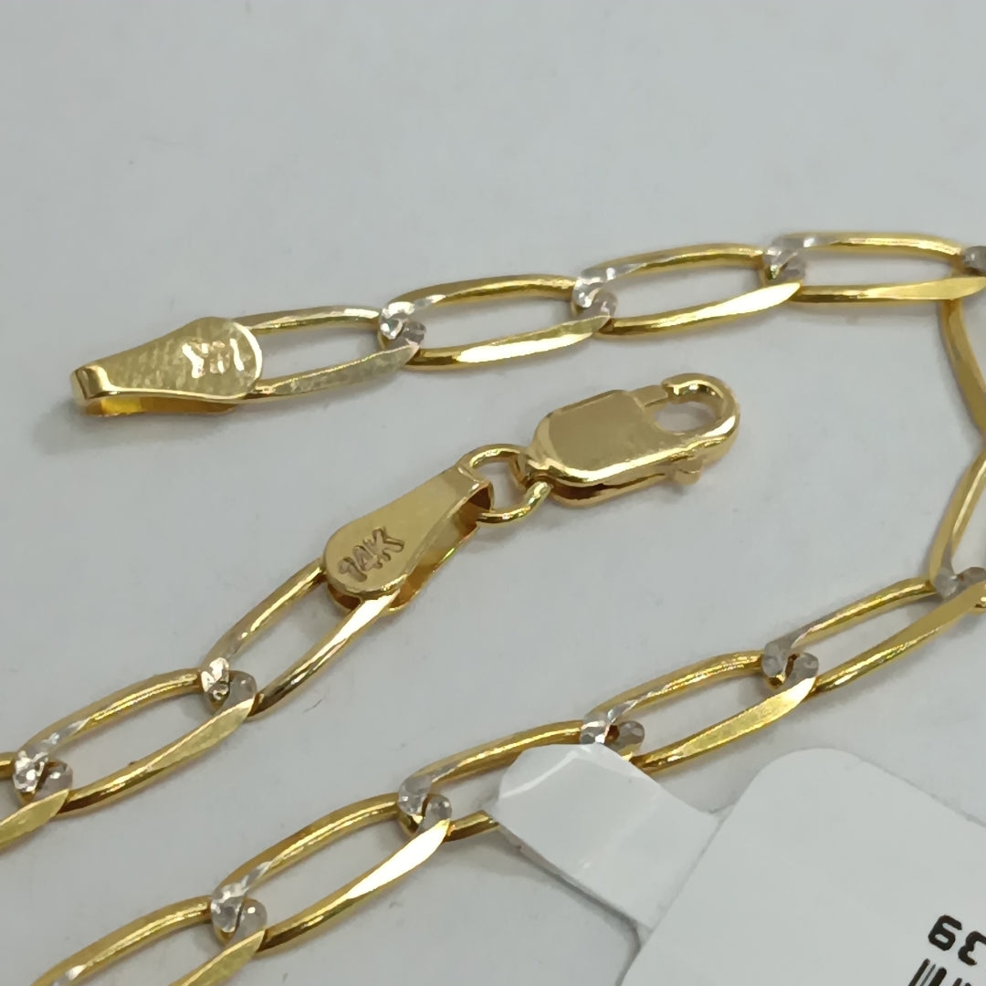 PULSERA TEJIDO ESLABONES 4G 18 CM (NUEVO)