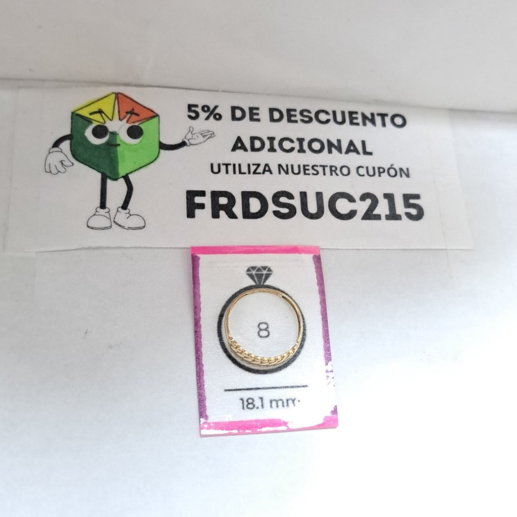 ANILLITO ORO 14 K 1.5 GRMS (SEMINUEVO)