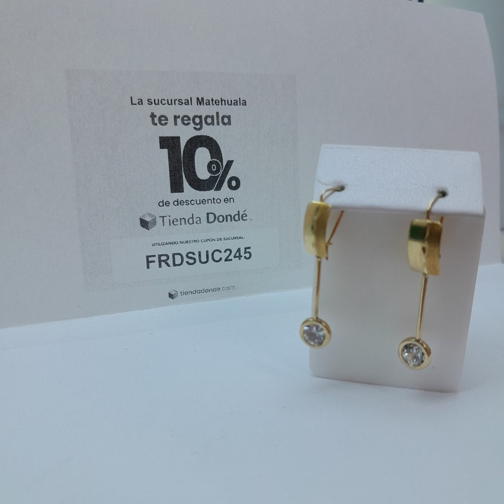 ARETES PAR ORO 10 K 1,60 GRMS (SEMINUEVO)