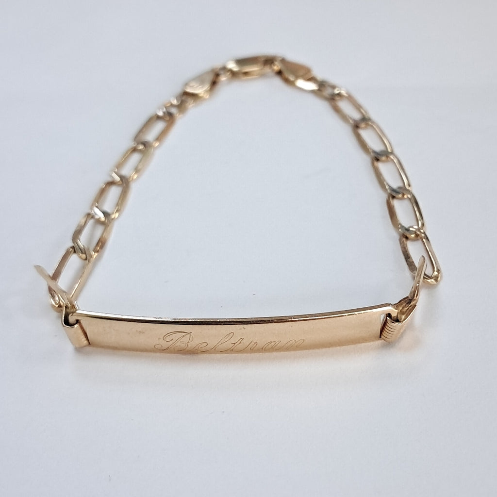 ESCLAVA ORO 14 K 7,90 GRMS (SEMINUEVO)