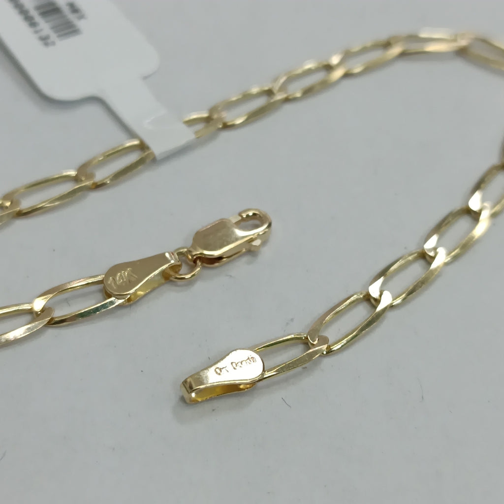 PULSERA TEJIDO ESLABONES 4.6G 21 CM (NUEVO)