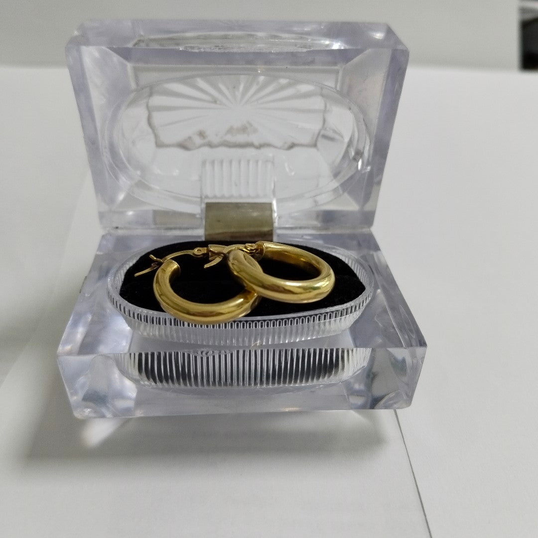 ARRACADAS PAR ORO 14 K 2,50 GRMS (SEMINUEVO)