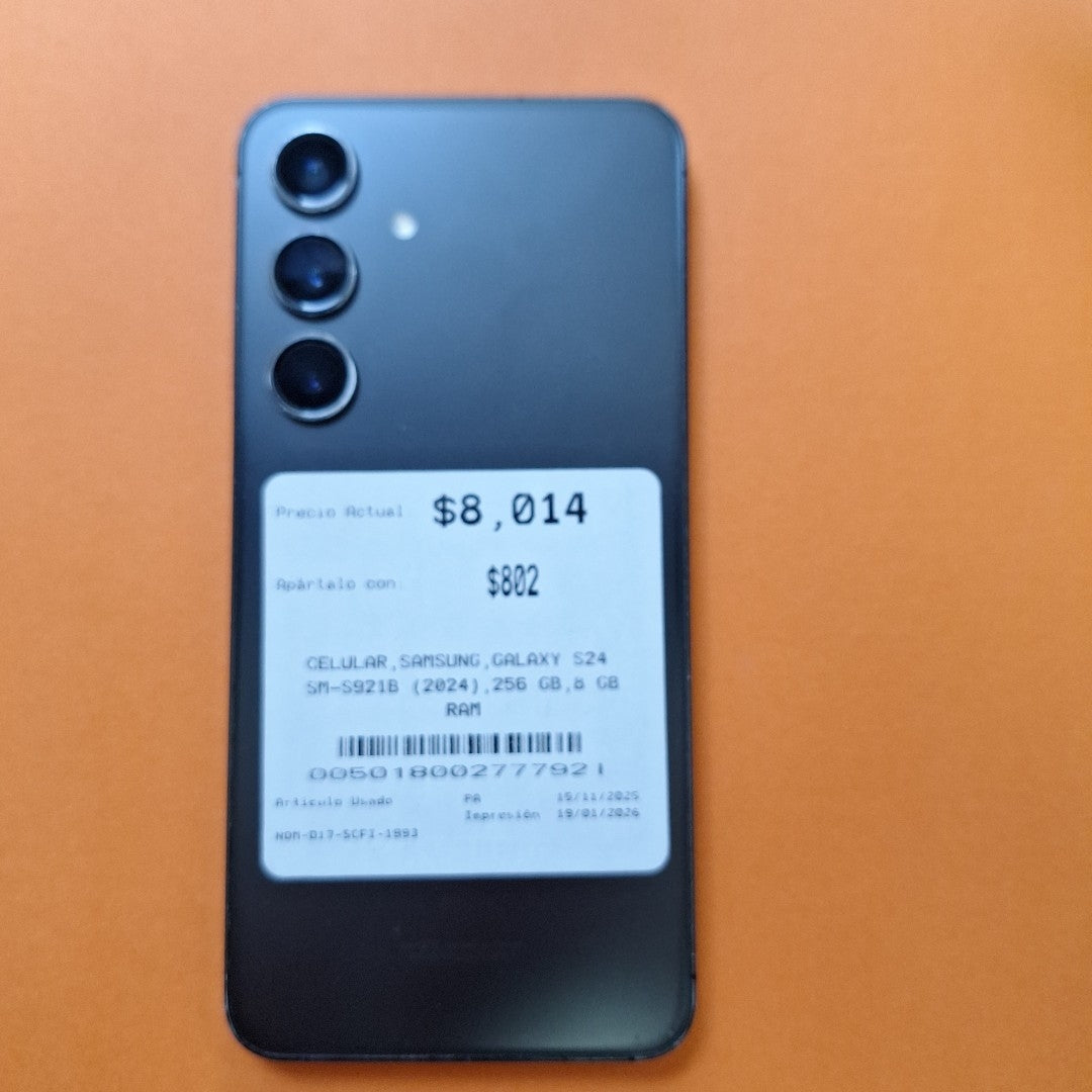 CELULAR SAMSUNG GALAXY S24 SM-S921B (2024) 256 GB 8 GB RAM (SEMINUEVO)