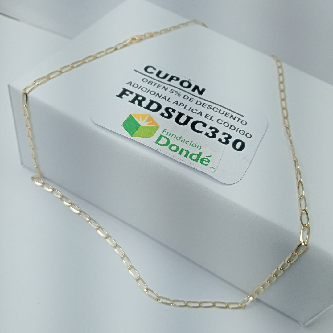 CADENA TEJIDO ESLABONES 6.7G 55 CM (NUEVO)