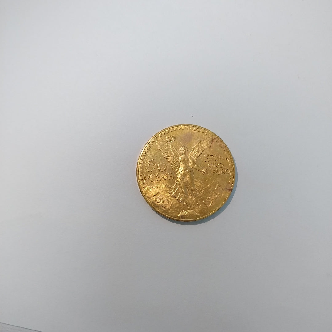 K1 41,60 GRMS 21 K IDENTIFICACIÓN MONEDA NOMINATIVA MONEDAS PESOS 50 PESOS (SEMINUEVO)