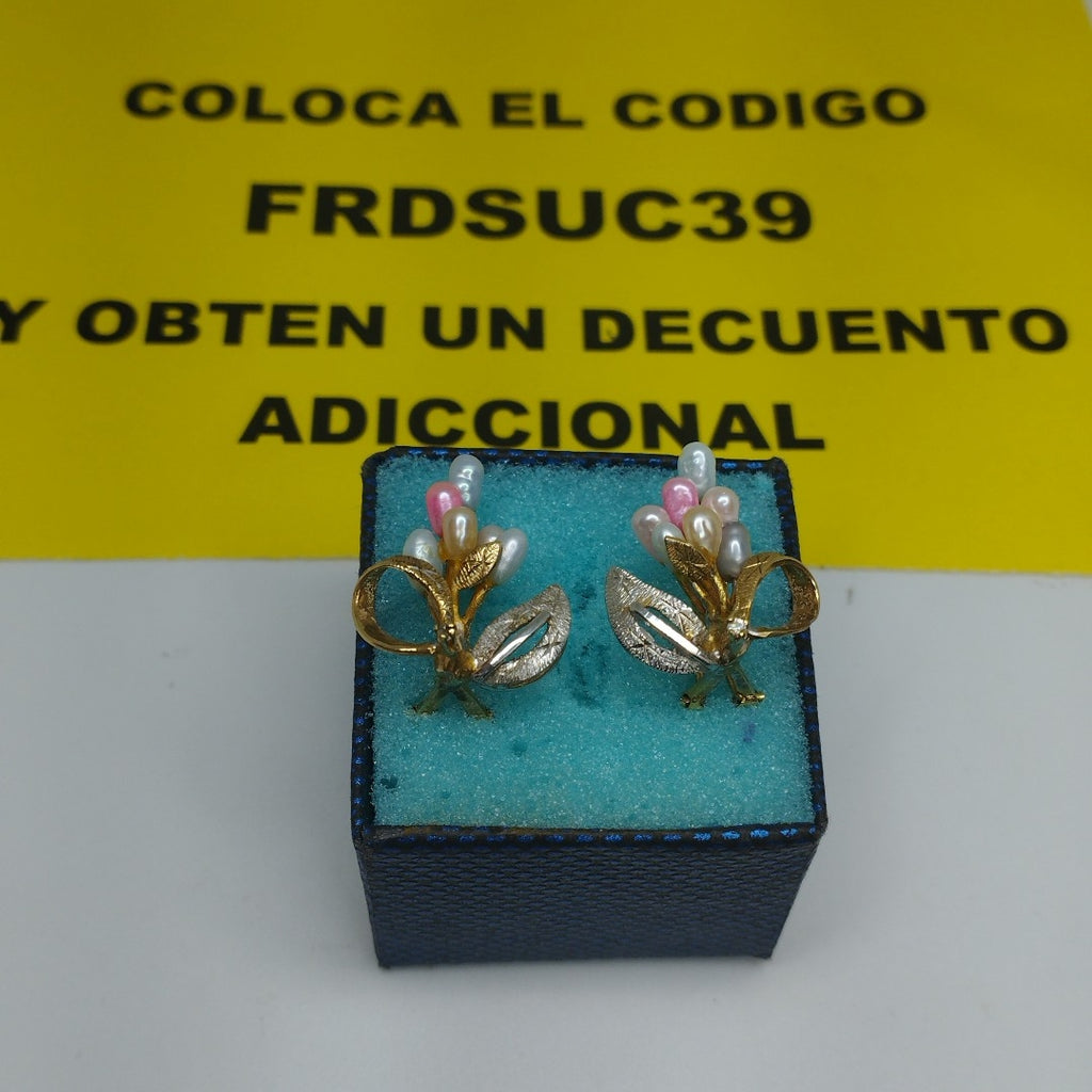 ARETES PAR ORO 14 K 5.8 GRMS (SEMINUEVO)
