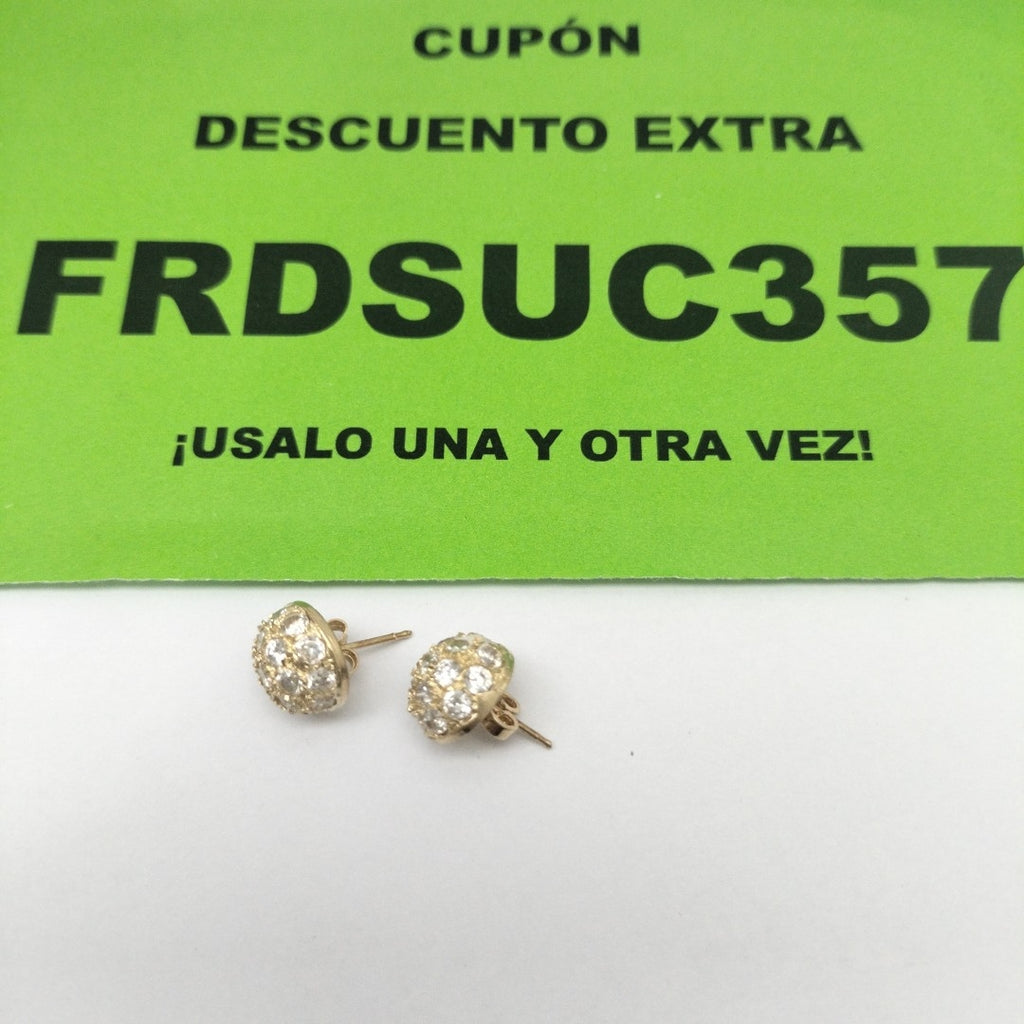 BROQUELES PAR ORO 14 K 3,00 GRMS (SEMINUEVO)