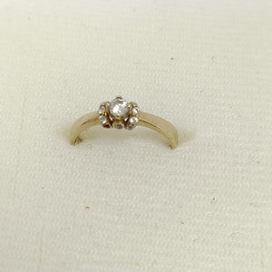 ANILLO ORO 10 K 1,20 GRMS (SEMINUEVO)