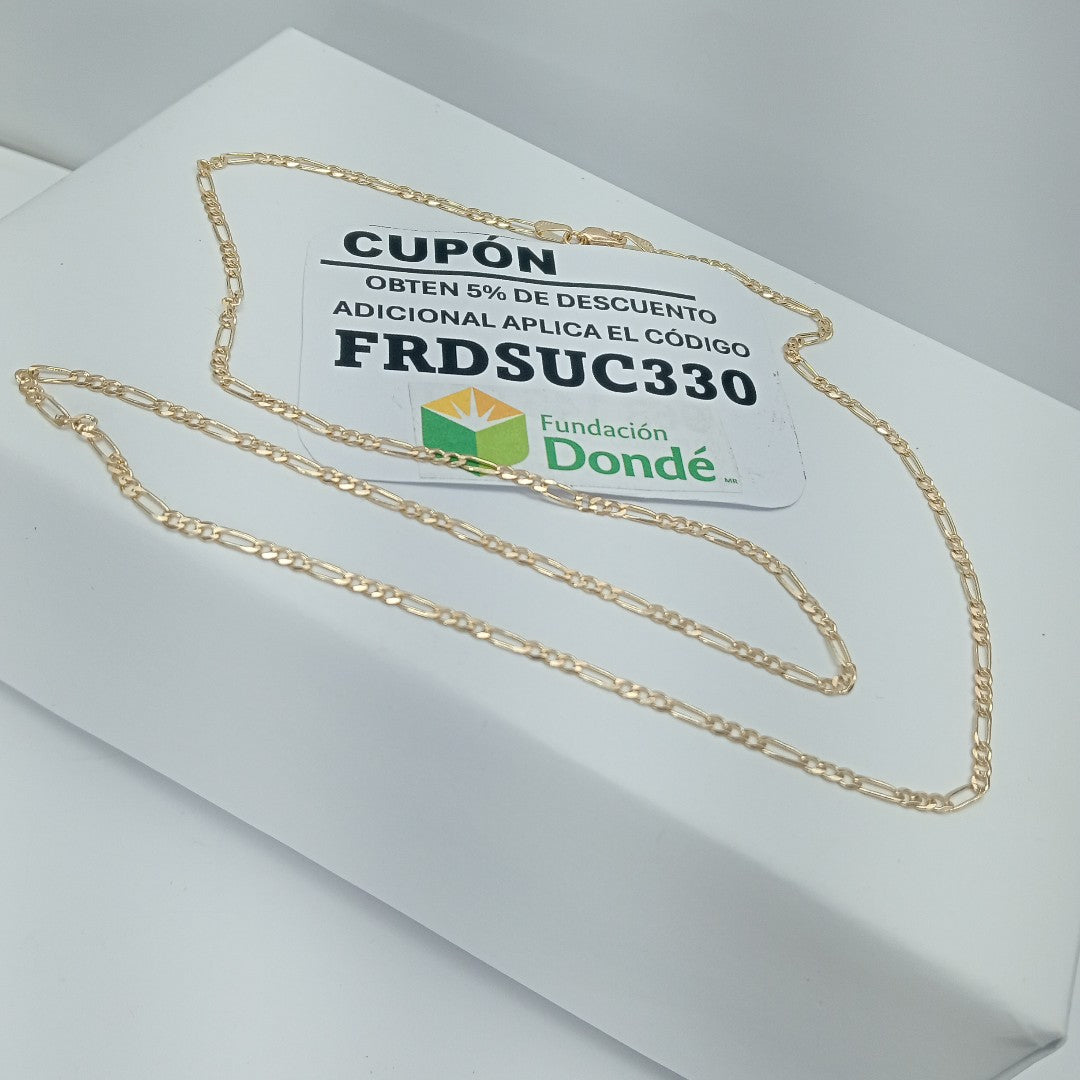 CADENA TEJIDO 3X1 5.6G 60 CM (NUEVO)