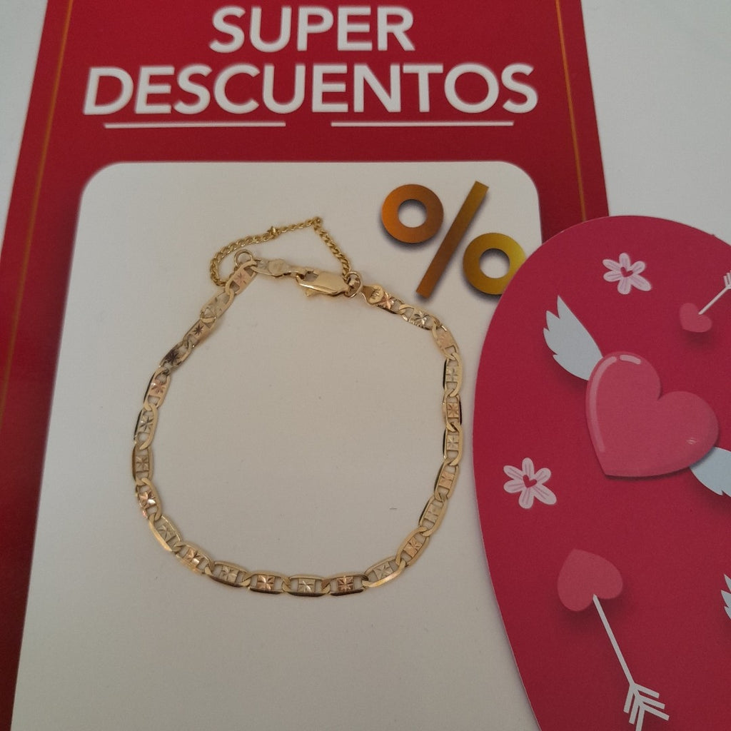 PULSERA ORO 14 K 4.5 GRMS (SEMINUEVO)