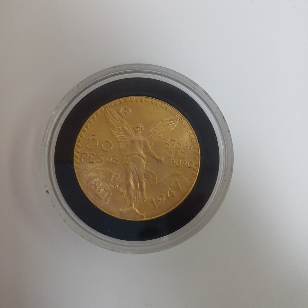 K1 41,60 GRMS 21 K IDENTIFICACIÓN MONEDA NOMINATIVA MONEDAS PESOS 50 PESOS (SEMINUEVO)