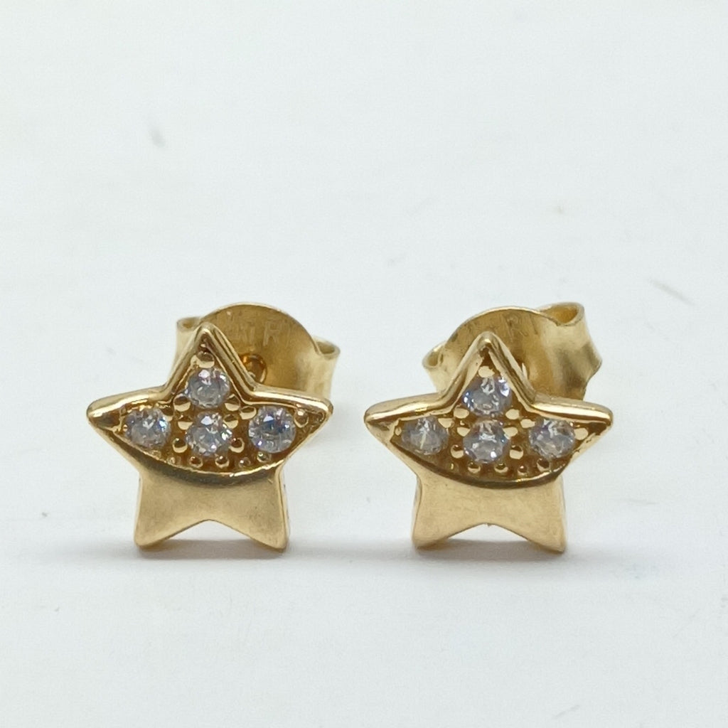 BROQUELES PAR ORO 14 K 1,10 GRMS (SEMINUEVO)