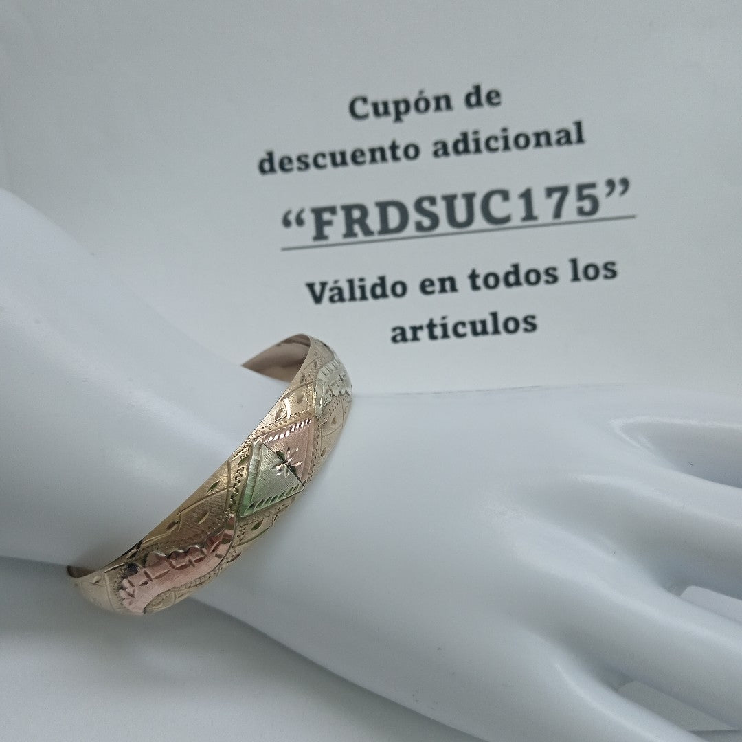 PULSERA RIGIDA ORO 8 K 9.6 GRMS (SEMINUEVO)