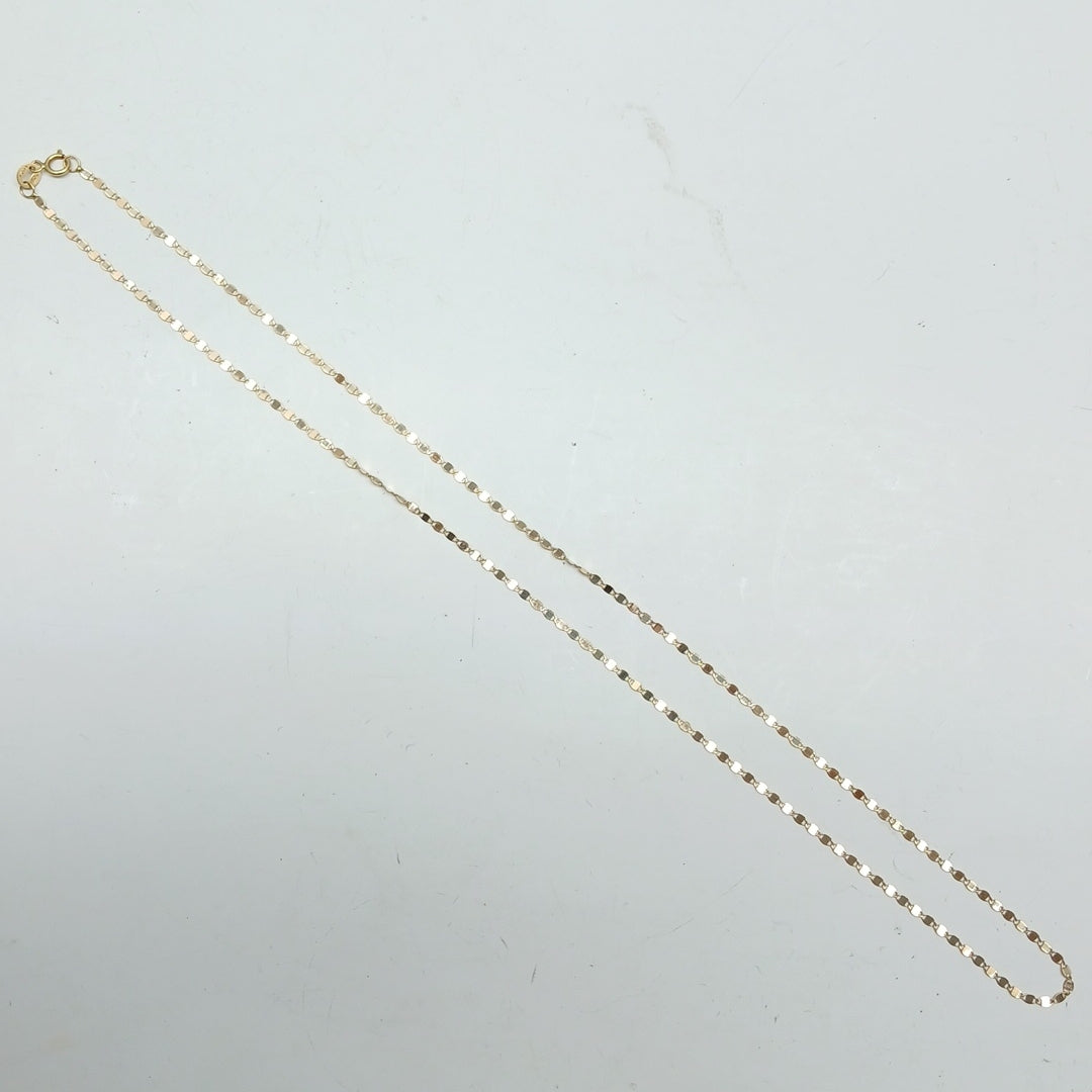 CADENA ORO 14 K 1.6 GRMS (SEMINUEVO)