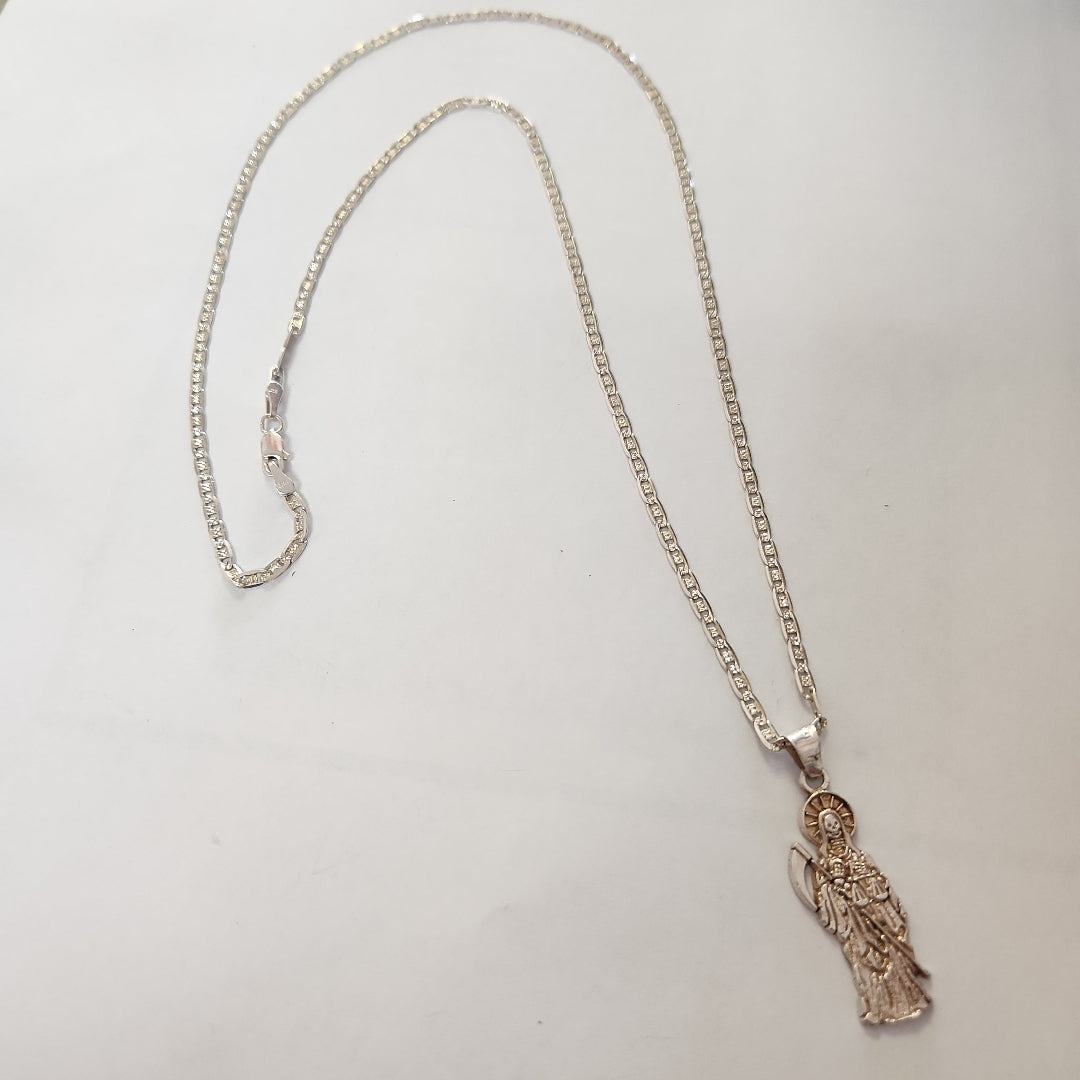 CADENA, DIJE PLATA 7.8 GRMS (SEMINUEVO)