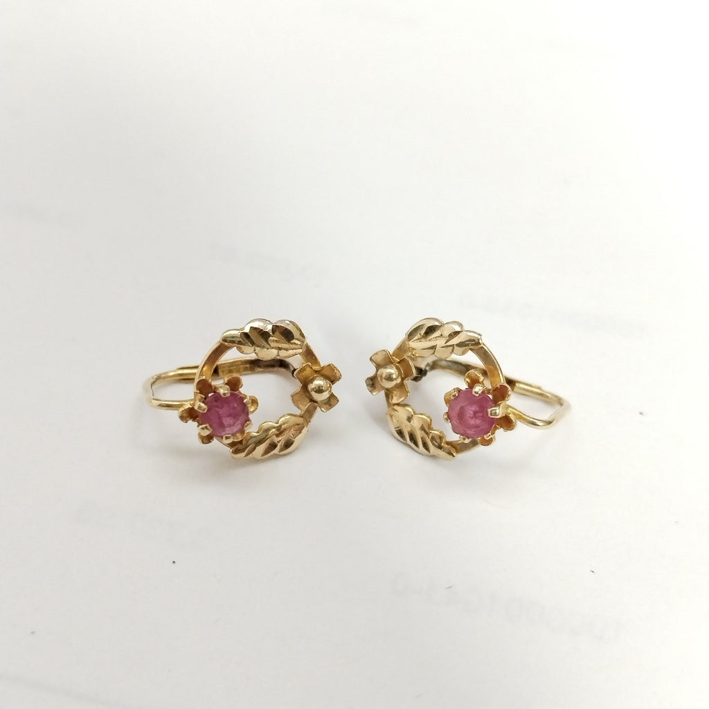 ARETES PAR ORO 10 K 1.7 GRMS (SEMINUEVO)