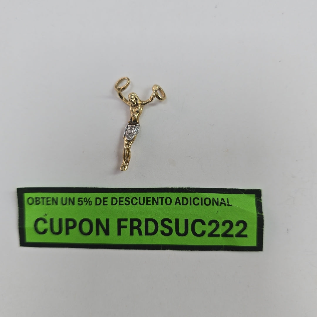 CRISTO ORO 10 K 2.1 GRMS (SEMINUEVO)