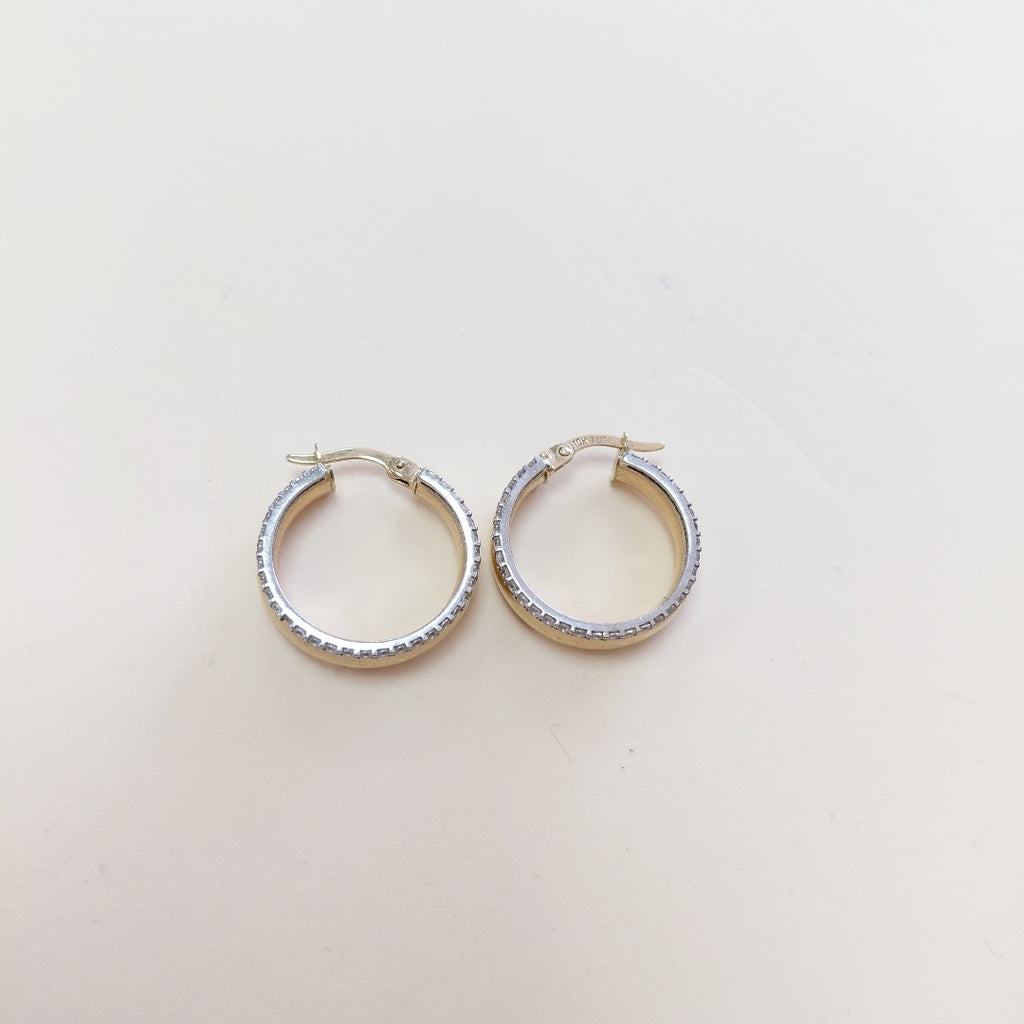 ARRACADAS PAR ORO, RODIADO 10 K 2.9 GRMS (SEMINUEVO)