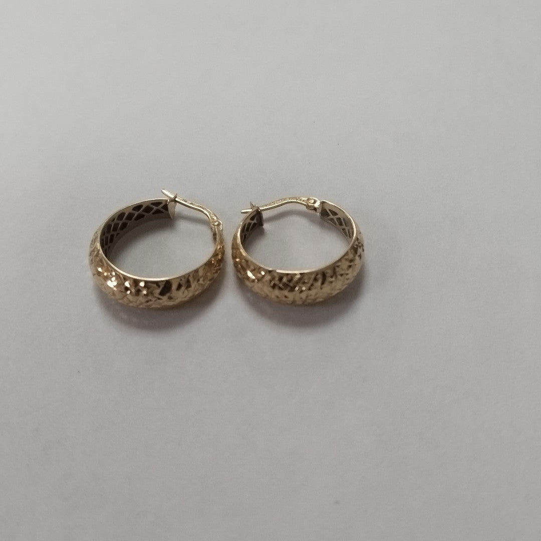 ARRACADAS PAR ORO 14 K 3.3 GRMS (SEMINUEVO)