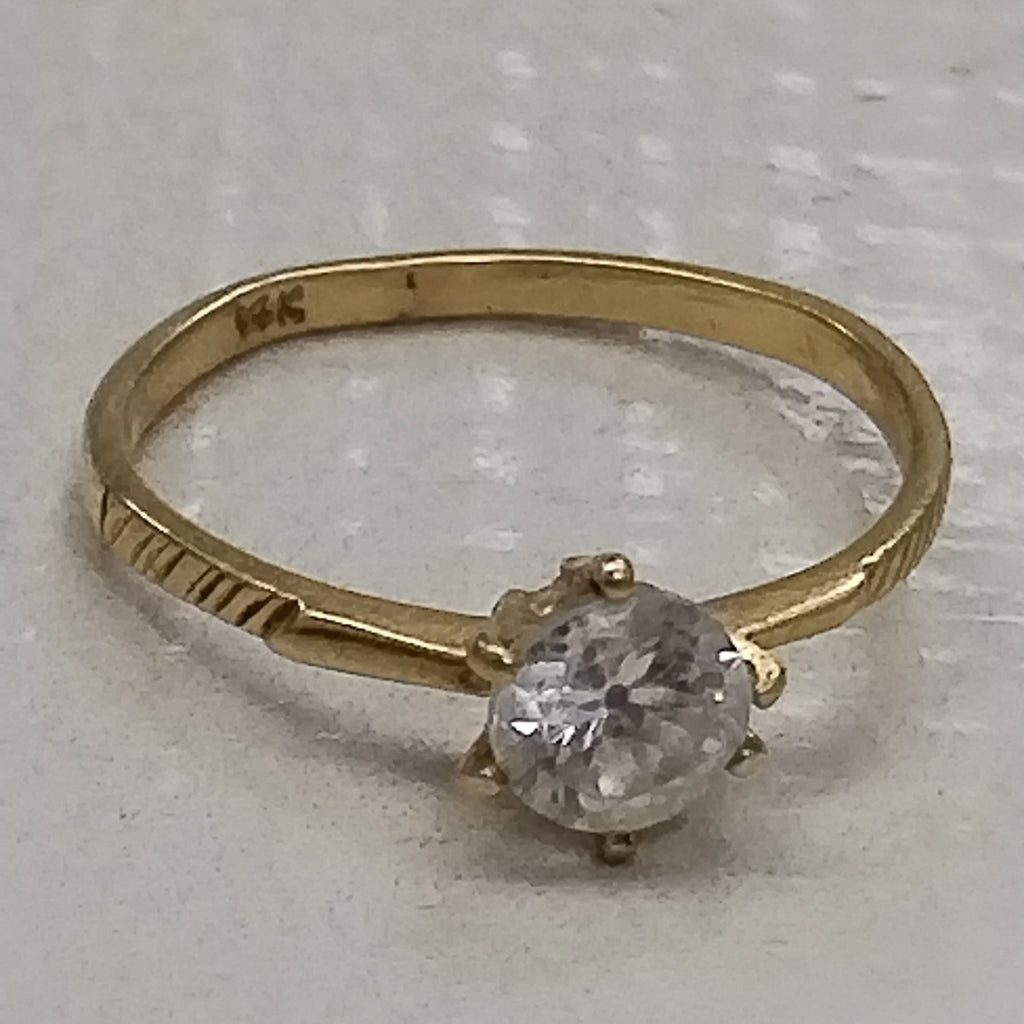 SOLITARIO ORO 10 K 1.6 GRMS (SEMINUEVO)