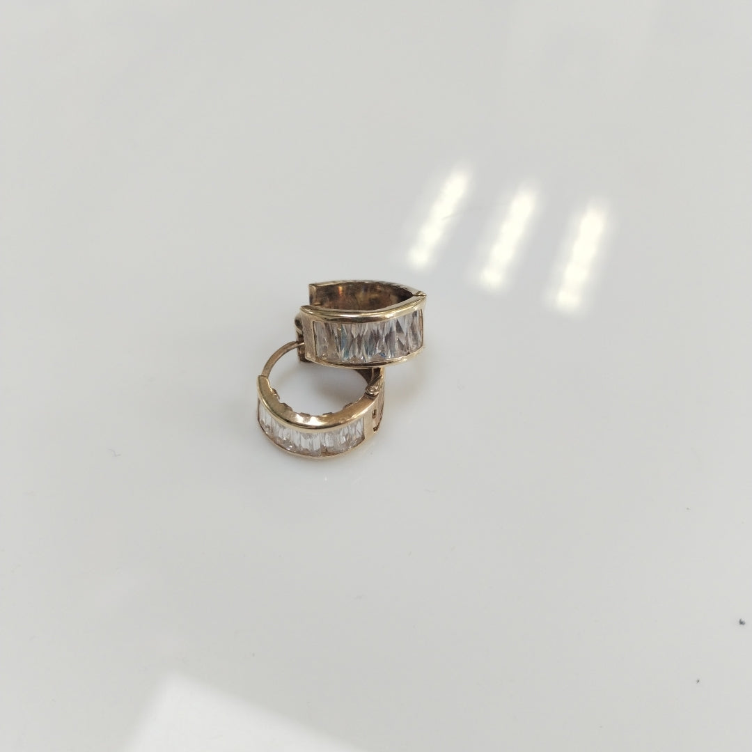 ARRACADAS PAR ORO 10 K 2.8 GRMS (SEMINUEVO)