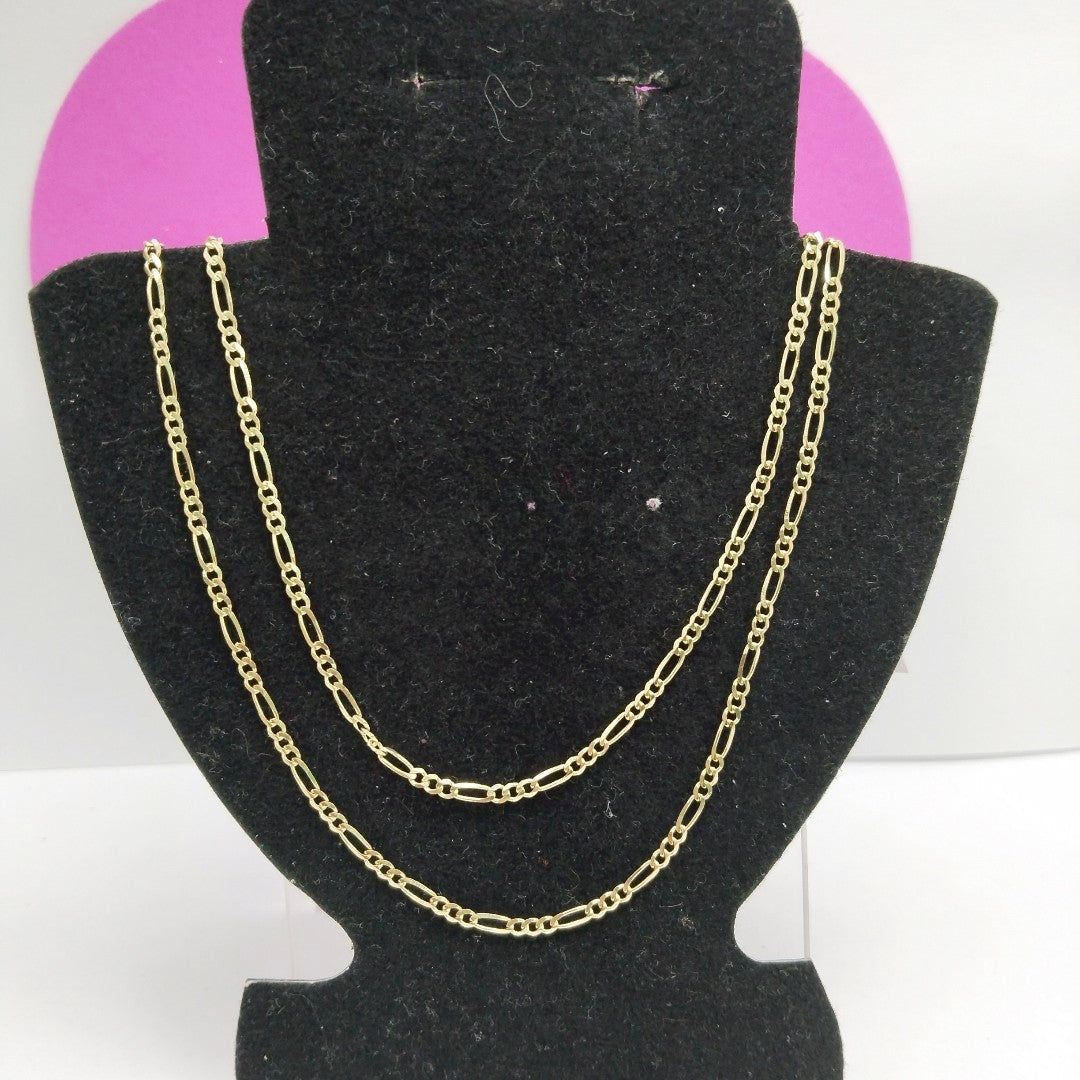 CADENA 3 X 1 3.31GR 50 CM 14K (NUEVO)