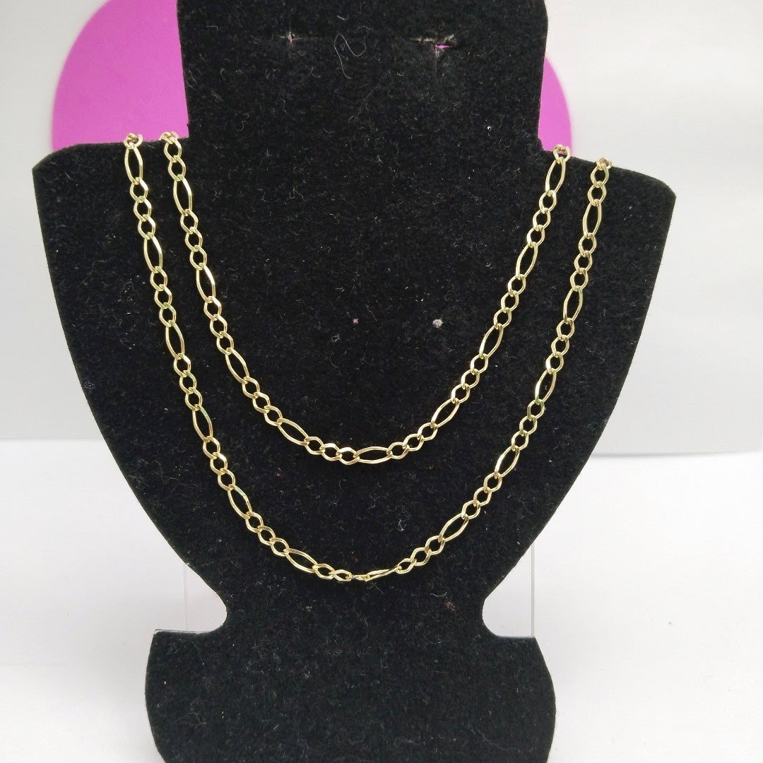 CADENA 3 X 1 5.21GR 60 CM 14K (NUEVO)