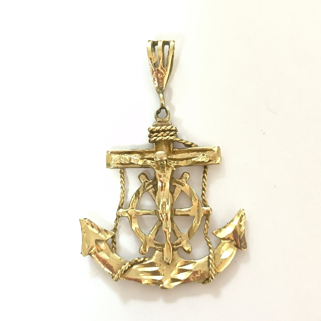 K1 6,50 GRMS 14 K ESPECIFICACIONES COMPLEMENTARIAS CRISTO EN ANCLA VENDIBLE (SEMINUEVO)