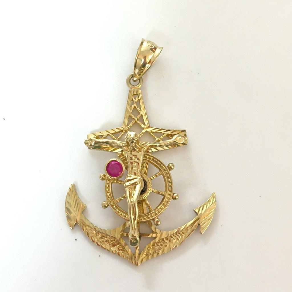 K1 5,50 GRMS 14 K ESPECIFICACIONES COMPLEMENTARIAS CRISTO EN ANCLA VENDIBLE (SEMINUEVO)