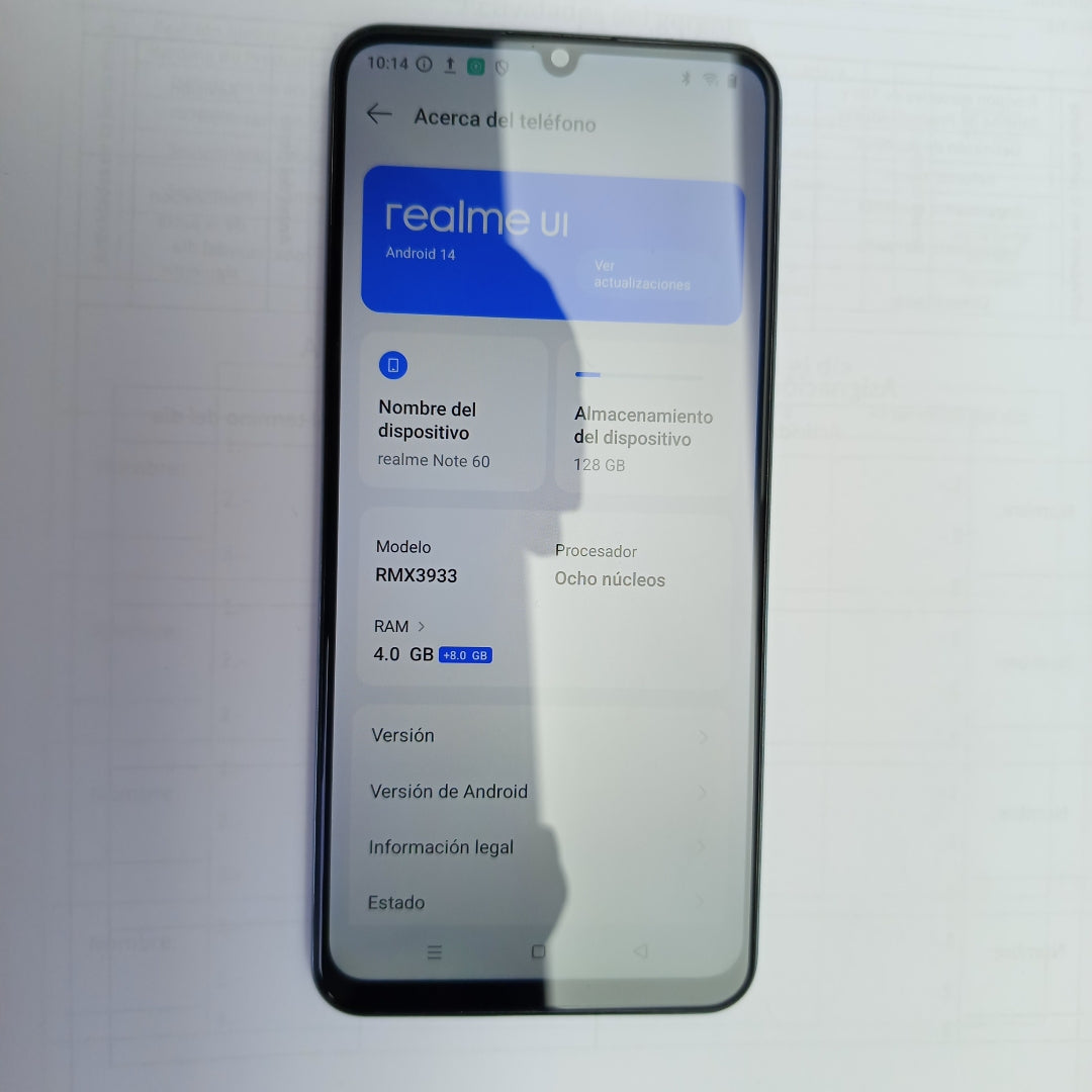 CELULAR REALME REALME NOTE 60-RMX3933(2023) 128 GB 4 GB RAM (SEMINUEVO)