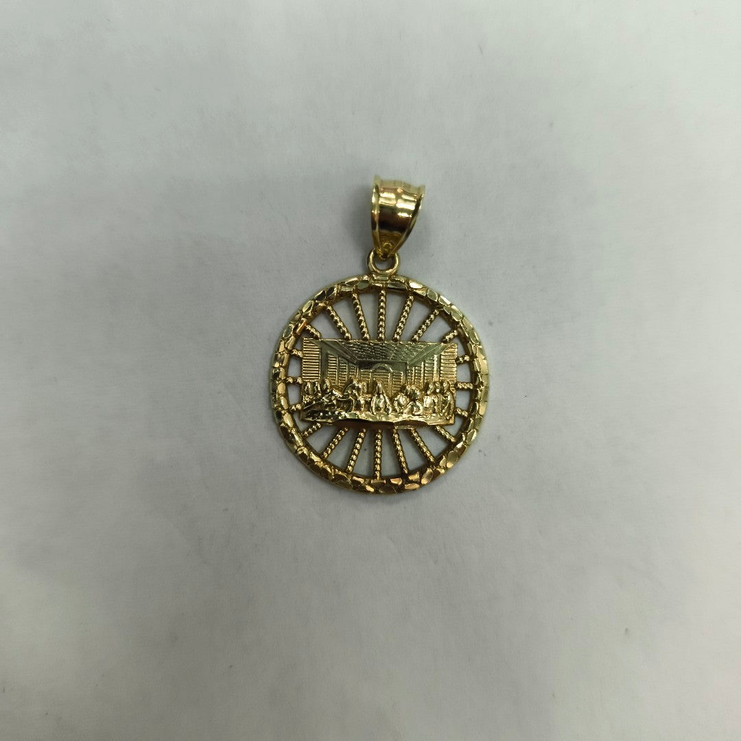 MEDALLA RELIGIOSA ORO 10 K 3.3 GRMS (SEMINUEVO)