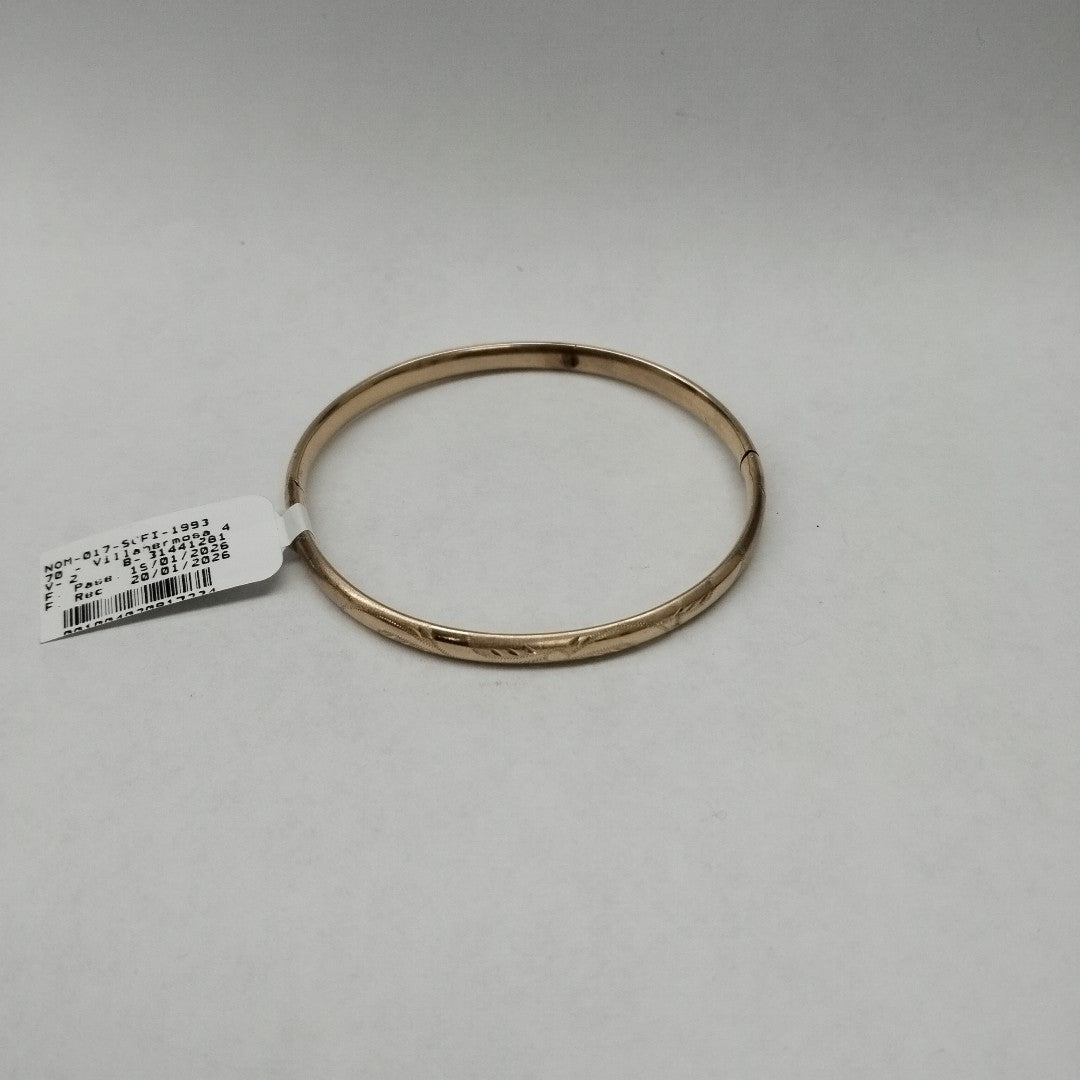 PULSERA RIGIDA ORO 14 K 4.8 GRMS (SEMINUEVO)