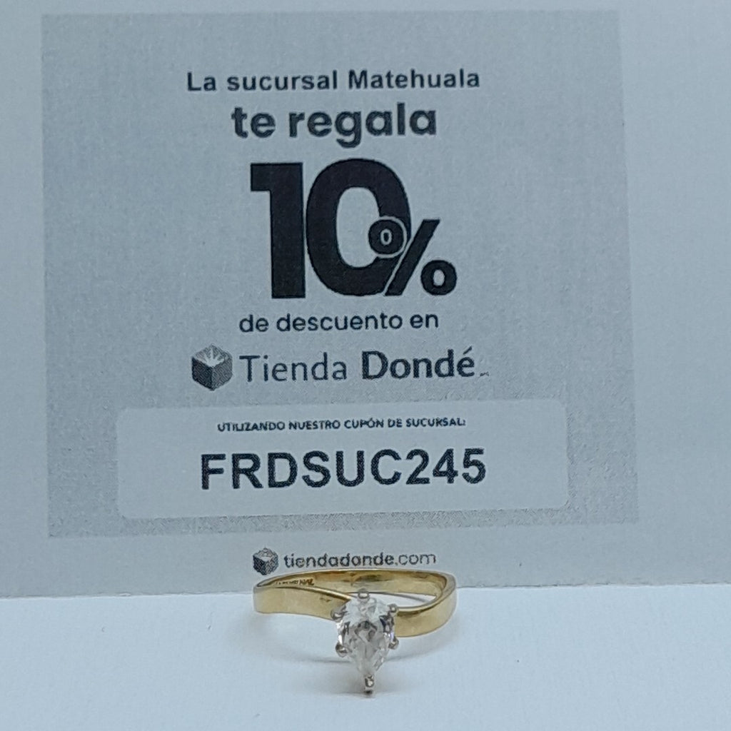 SOLITARIO ORO 10 K 2.2 GRMS (SEMINUEVO)