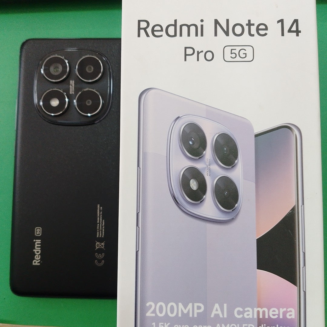 CELULAR XIAOMI REDMI NOTE 14 PRO 5G 24090RA29G (2025) 256 GB 8 GB RAM (SEMINUEVO)
