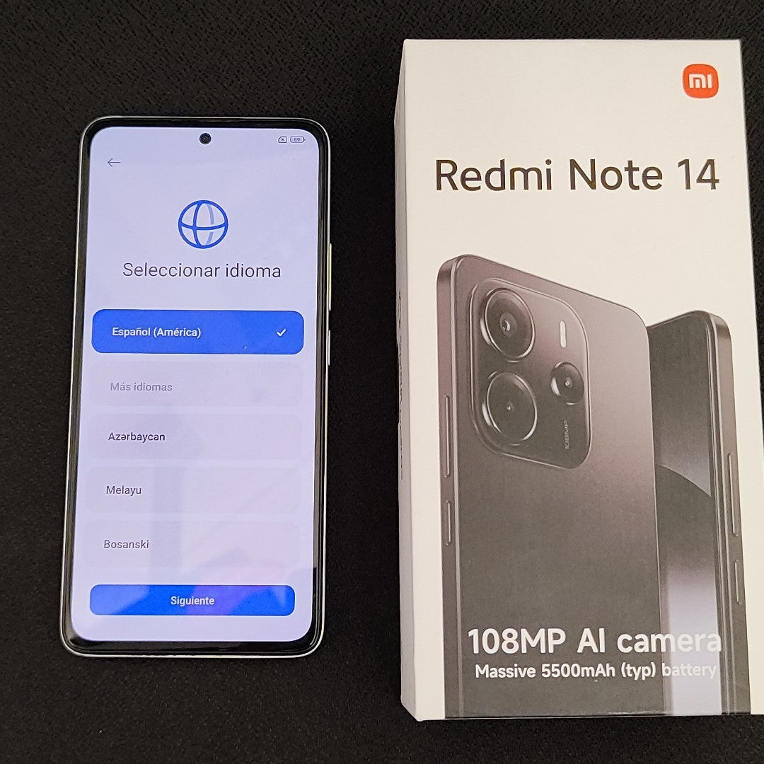 CELULAR XIAOMI REDMI NOTE 14 24117RN76L (2025) 256 GB 8 GB RAM (SEMINUEVO)