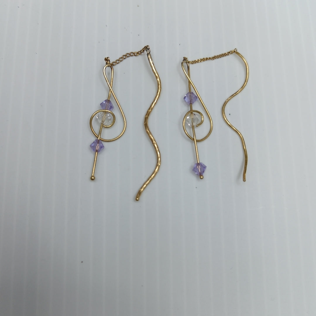 VIOLADORES PAR ORO 14 K 1.9 GRMS (SEMINUEVO)