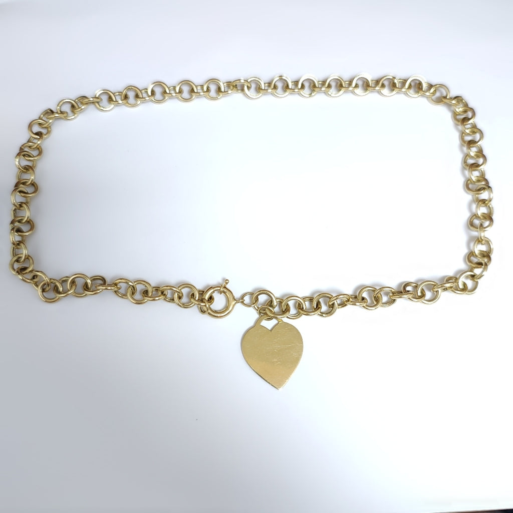 GARGANTILLAS ORO 14K 17 (NUEVO)