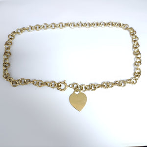 GARGANTILLAS ORO 14K 17 (NUEVO)