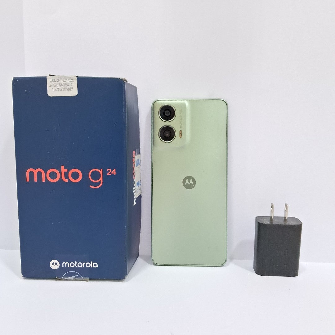 CELULAR MOTOROLA MOTO G24 XT2423-1 (2024) 128 GB 4 GB RAM (SEMINUEVO)