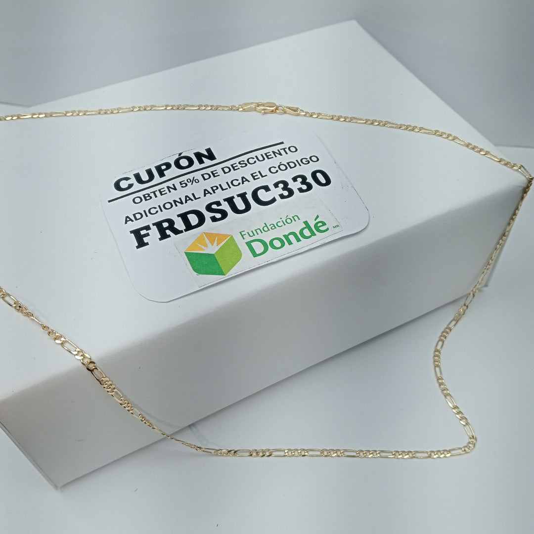 CADENA TEJIDO 3X1 5.6G 60 CM (NUEVO)