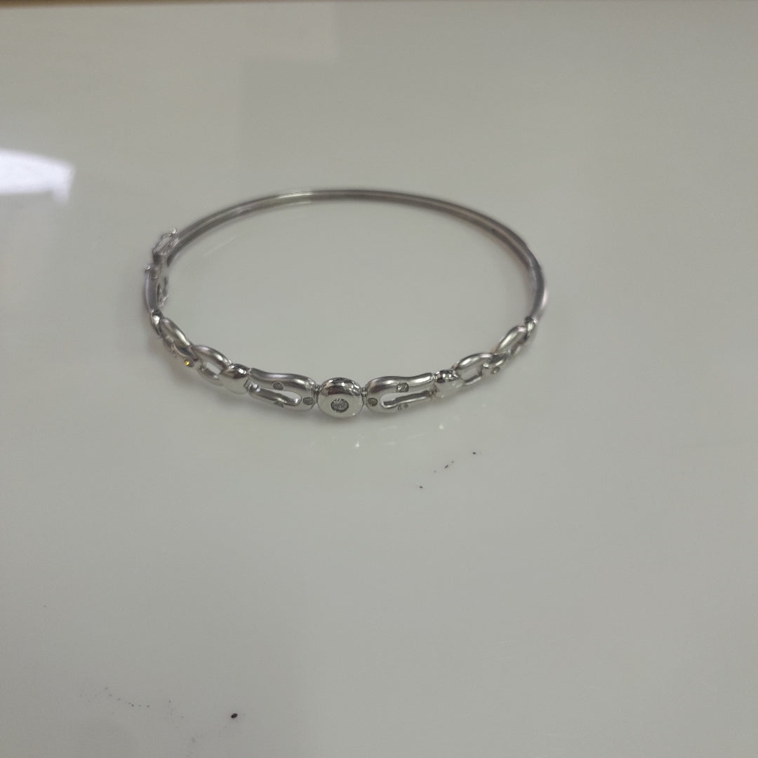 PULSERA ORO BLANCO 14 K 7,60 GRMS (SEMINUEVO)