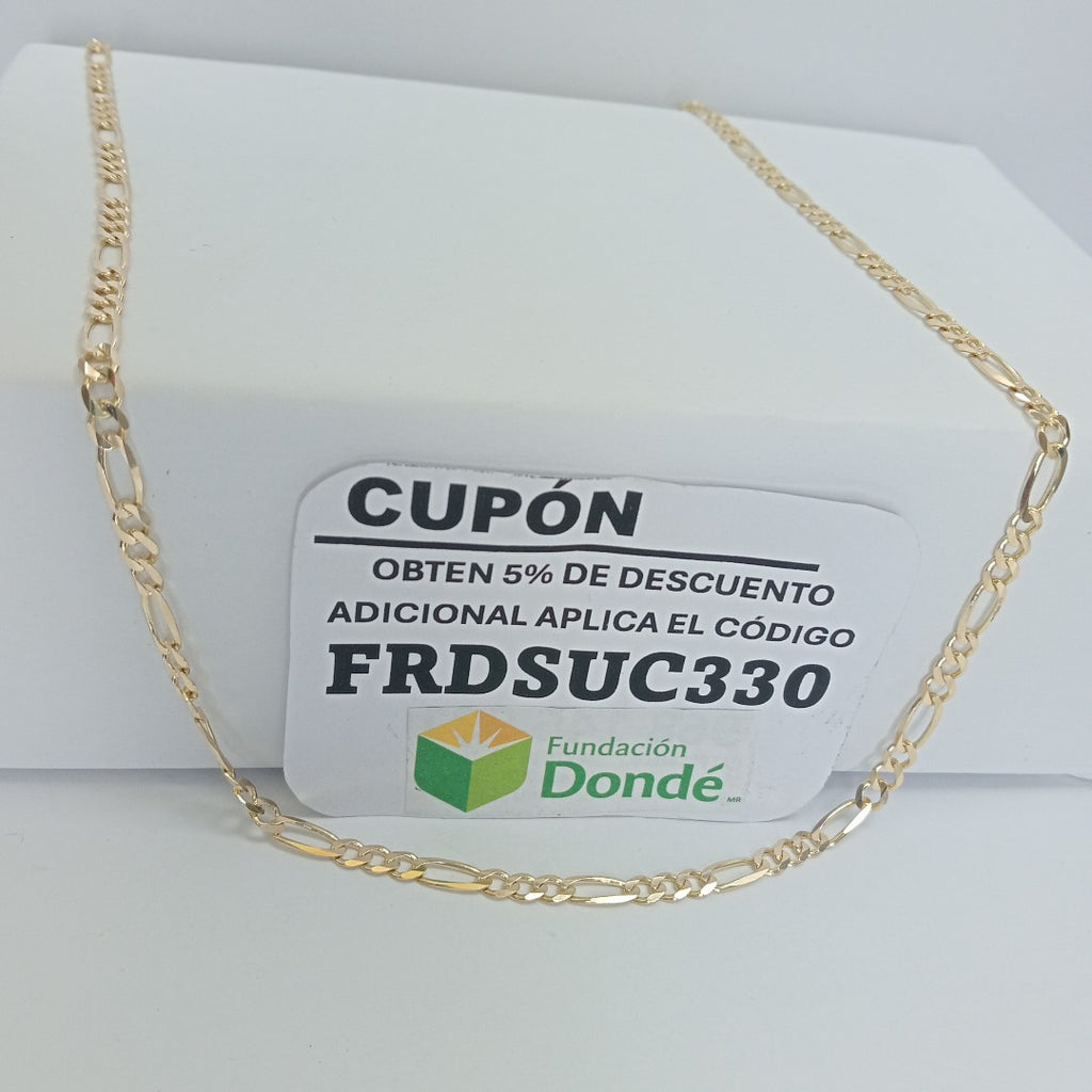 CADENA TEJIDO 3X1 13G 60 CM (NUEVO)