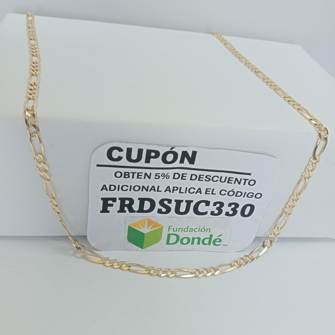 CADENA TEJIDO 3X1 13G 60 CM (NUEVO)